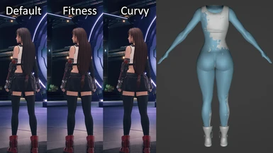 Tifa's Body ReModeled - Curvy n' Fitness (Several Versions)