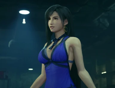 Purple Dress over all outfits - Tifa