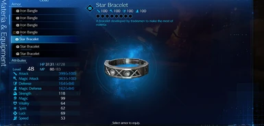 Buffed Star Bracelet