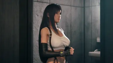 DFFNT mod FFVII Remake Kyrie Canaan outfit for Tifa(Credit