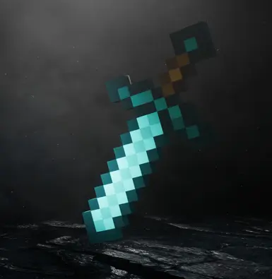 Diamond Sword from Minecraft at Cyberpunk 2077 Nexus - Mods and community