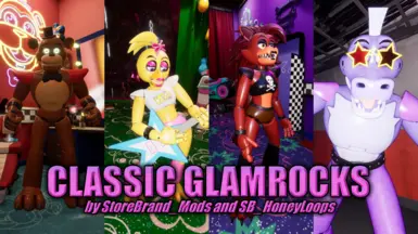 HUNTED BY THE NEW GLAMROCK BONNIE. - FNAF Security Breach Mods 