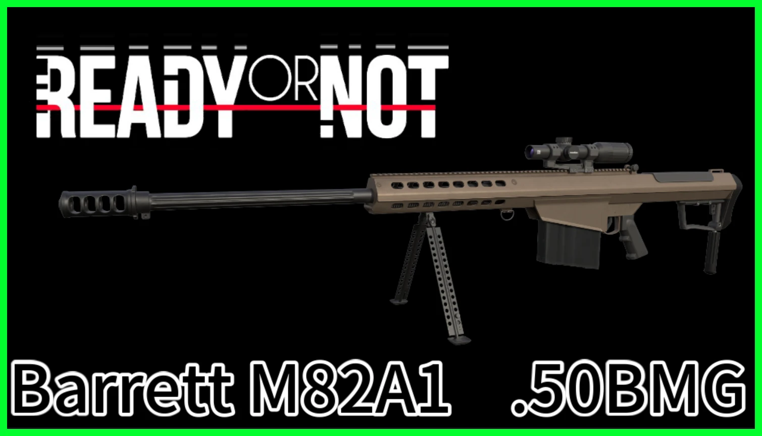 Barrett M82A1 at Ready or Not Nexus - Mods and community