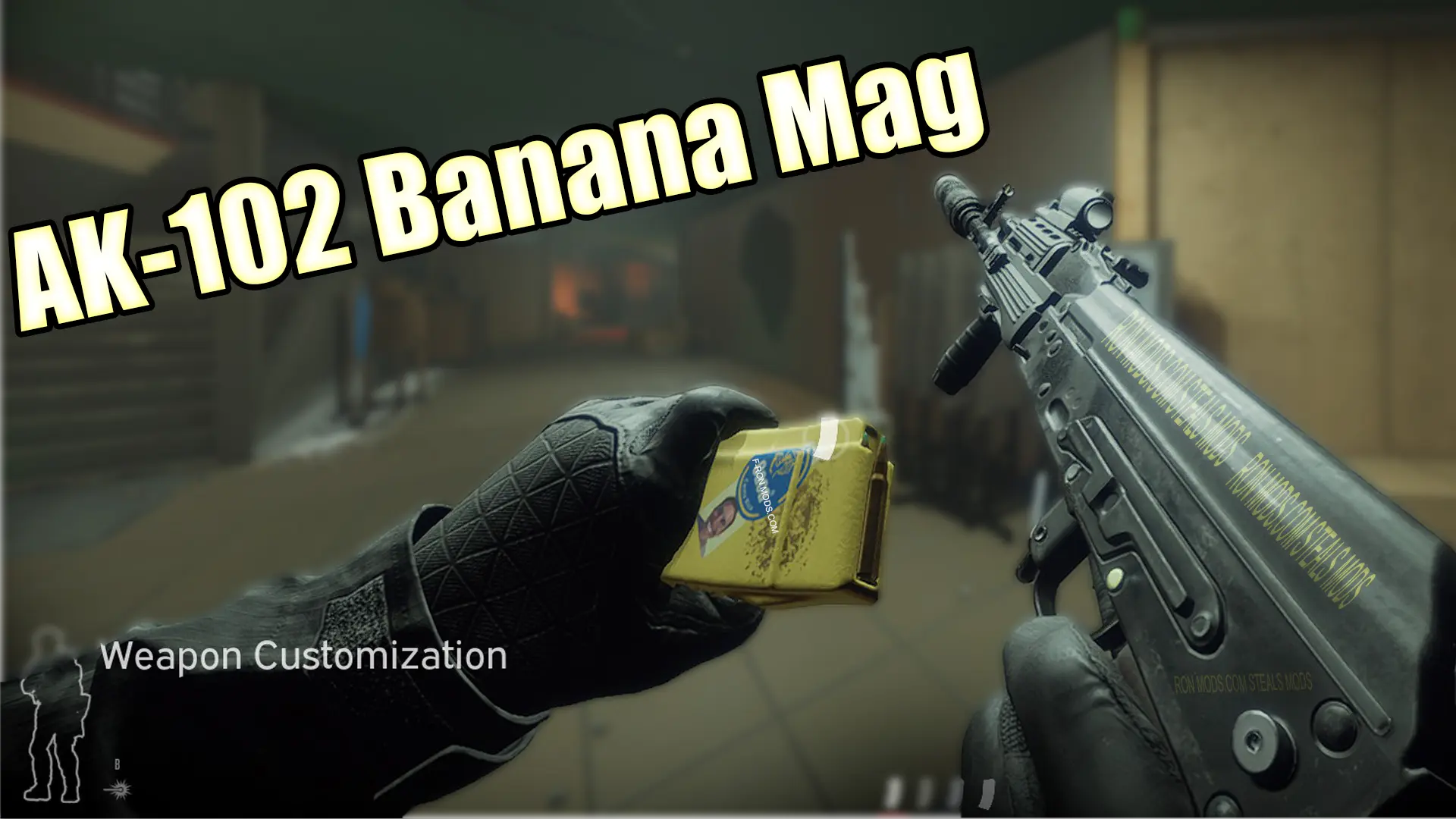 Banana mag. Ready or not Mods. AK 74 ready or not. Ready or not AK 102.