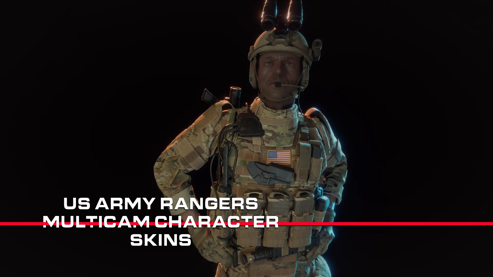 (OUT OF DATE) 75th Ranger Regiment Multicam Character Skins at Ready or ...