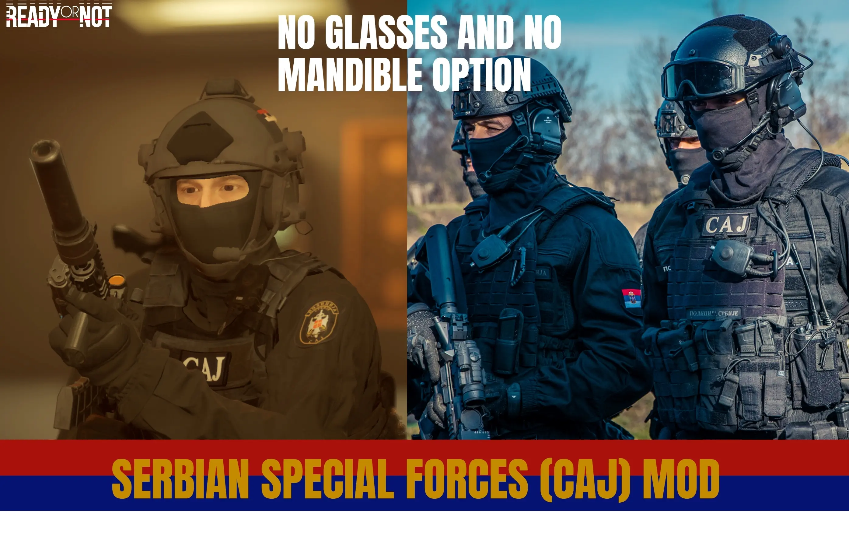 Serbian Special Forces CAJ Mod at Ready or Not Nexus - Mods and community