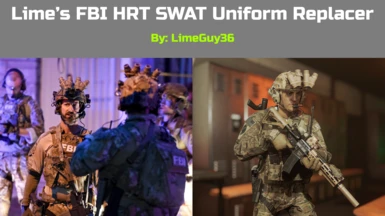 Lime's FBI HRT SWAT Uniform Replacer