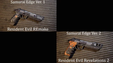 Beretta 92FS Samurai Edge - Barry Burton Version 1 and 2
