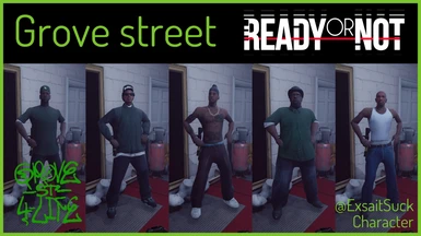 Grove Street Character Model