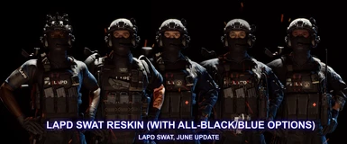 LAPD SWAT RESKIN PACK 2.0 4K Overhaul (with extra options) (UPDATED ADAM)