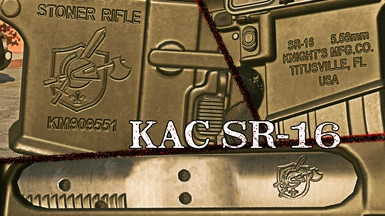 KAC SR16 Real Markings