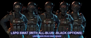 LSPD (lore-friendly) SWAT RESKIN PACK (with extra options)