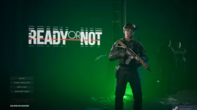 ReadyOrNot Police Academy Main menu replacement theme