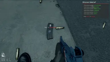 in-game dropped magazine