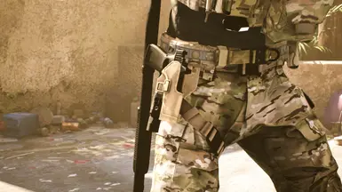 Old SWAT Pants with Holster and new compatible Belts.