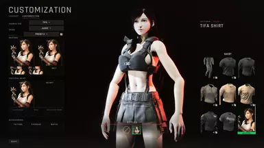 TopLess for Tifa - Final Fantasy VII Remake