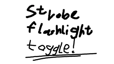 Flashlight Strobe Toggle for RoN