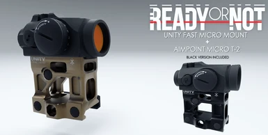 Unity FAST Micro Mount with Aimpoint Micro T-2 (Replaces SRS)