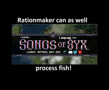 Ration maker processes fish