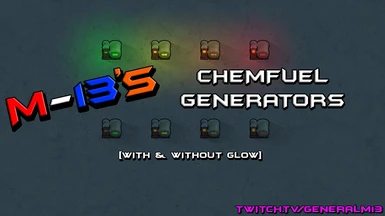M-13's Chemfuel Generators for Rimworld