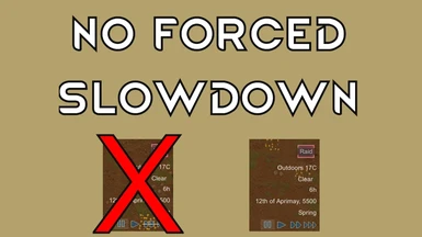 No Forced Slowdown