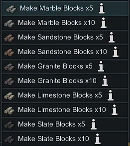 StoneCutting x10 with Exp
