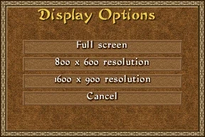 In-game display settings with patched setting text