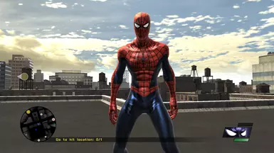 Original Red suit with 2002 logo.