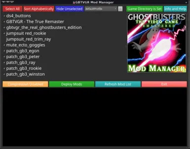GBTVGR Mod Manager