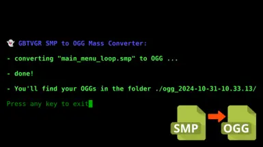 GBTVGR smp2ogg Mass Converter