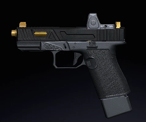 Gold and Black Glock19 at Ground Branch Nexus - Mods and Community