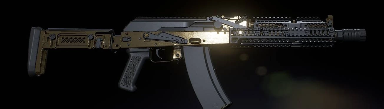 Black and Gold Two-Tone AK-105 at Ground Branch Nexus - Mods and Community