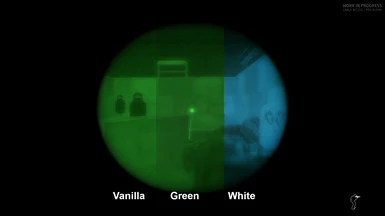 Realistic White and Green Phosphorus NVG Filter (ReShade)