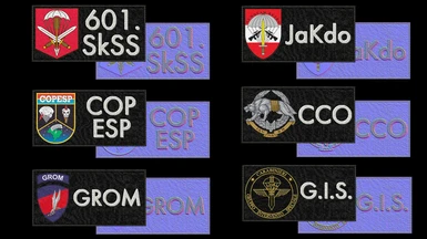 International Special Forces Patches