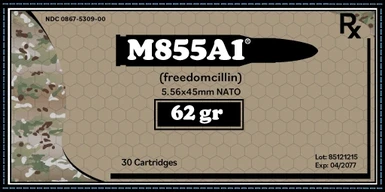 M855A1 Prescription Patch