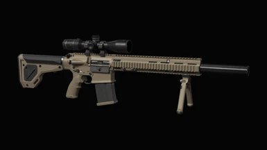 HK 417 Counter-Sniper - FDE (Suppressed)