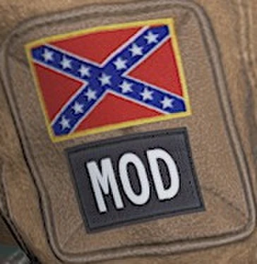 Confederate States flag patch