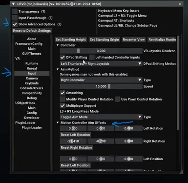 Where to Reposition Weapon