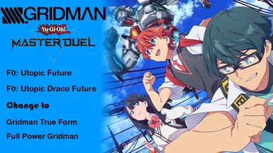 F0 Utopic Future and F0 Utopic Draco Future -- Gridman True Form and Full Power Gridman