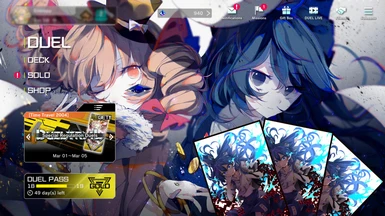 Touhou Project Yorigami Shion UI mods menu field sleeve and wallpaper monster remove