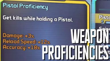 Weapon Proficiencies