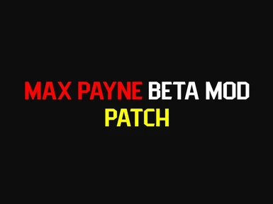 Max Payne Beta mod Graphic Novel Patch