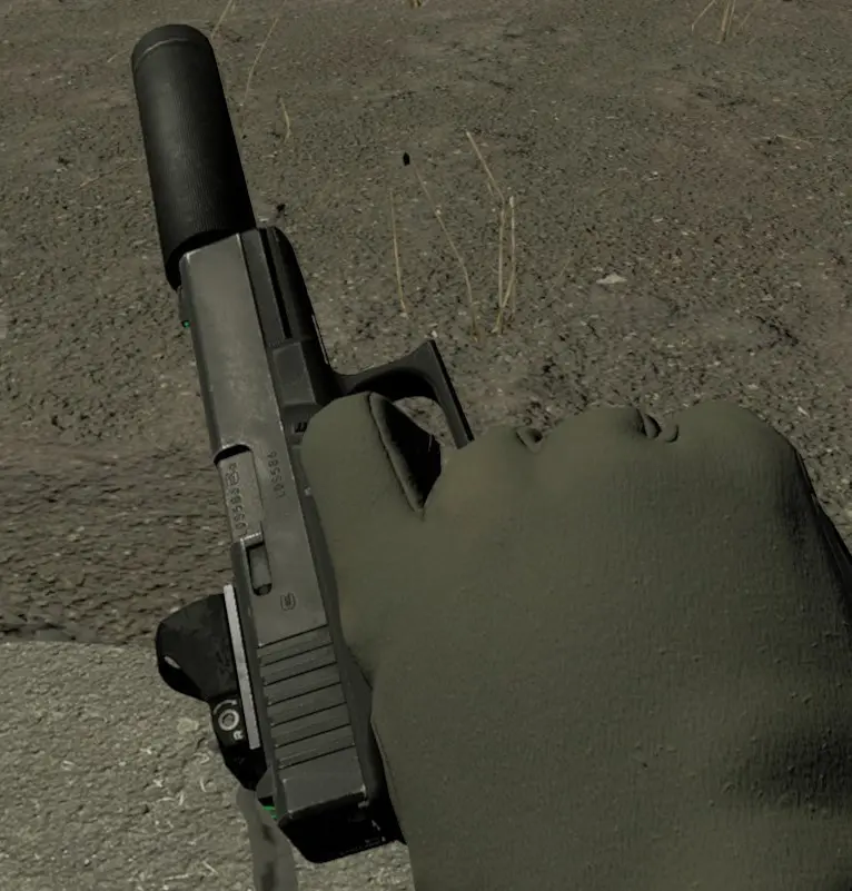 EFT Glock 17 (2.7 UPDATE) at Into the Radius VR Nexus - Mods and Community