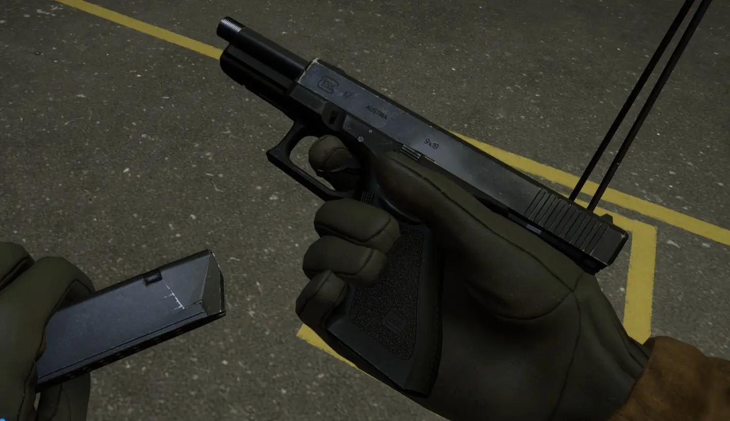 EFT Glock 17 (2.7 UPDATE) at Into the Radius VR Nexus - Mods and Community