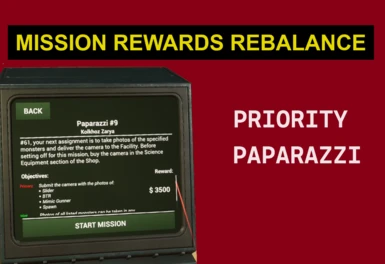 MISSION REWARDS REBALANCE (Priority. Paparazzi)