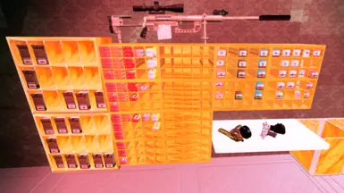 2nd floor - ammo cubbies