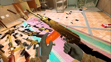 AK74M (the boys at UNPSC messed up the spray paint a bit)