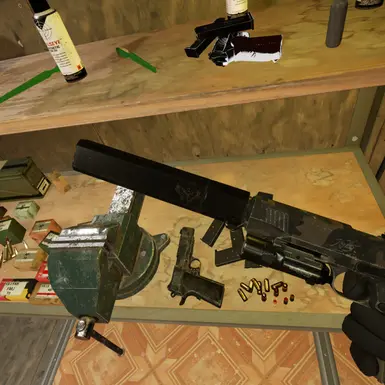 Suppressor mounted on the new adapter.