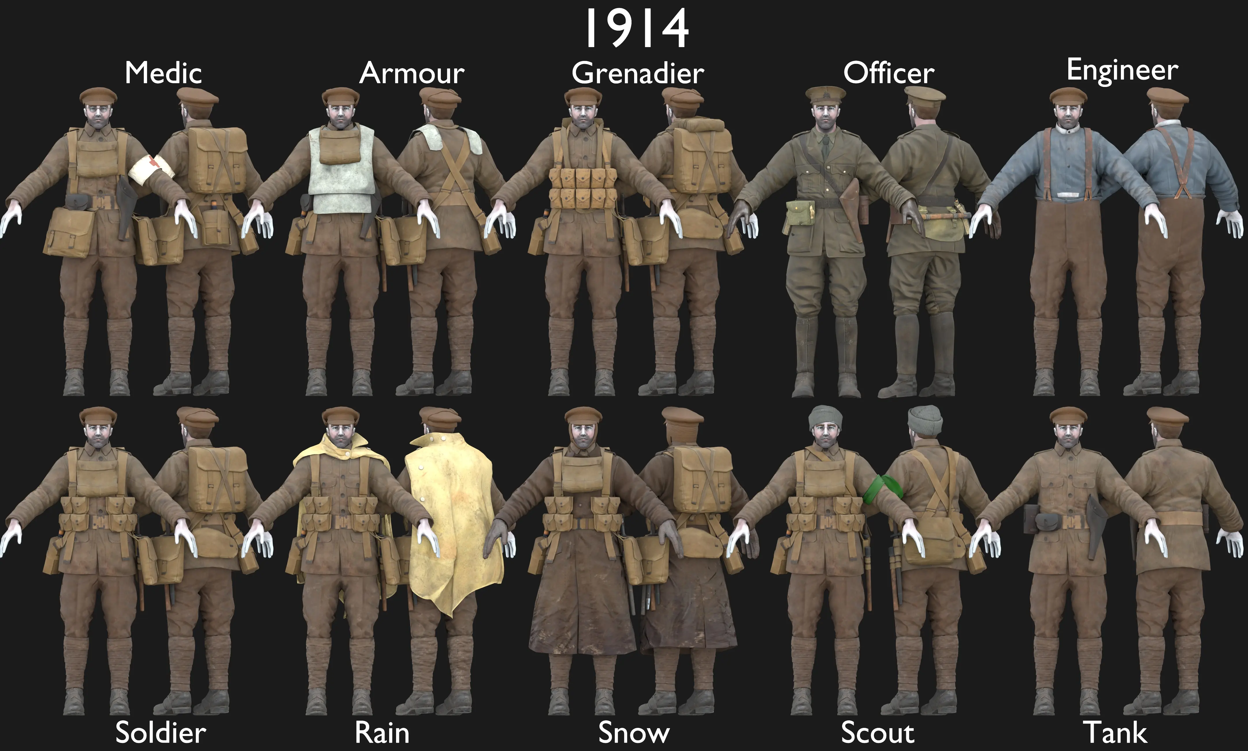 The World War 1 Collections - Great Britain at Foxhole Nexus - Mods and ...