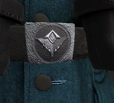 Warden belt buckle.